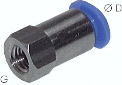 Steckanschluss Innengewinde M 3-3mm, IQS-Mini