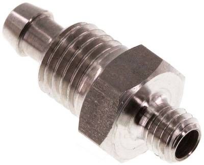 Gerades Gewindestück M 5-6 x 4mm, 1.4571 ohne Mutter