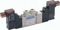 5/3-Wege Magnetventil, M 5, belüftet, 24 V=