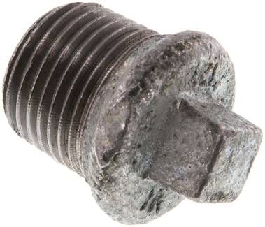 Verschlussstopfen Außenvkt. R 1/2", 25 bar Temperguss verzinkt