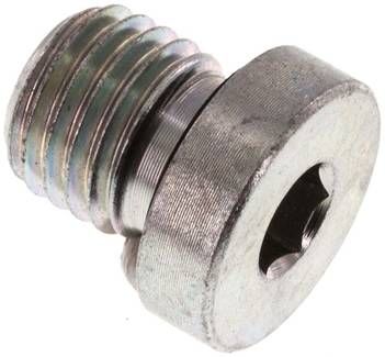 HD-Verschlussstopfen Innenskt. M 12 x 1,5, Stahl verzinkt