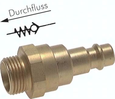 Kupplungsstecker (NW7,2) G 1/2"(AG) mit Rückschlagventil