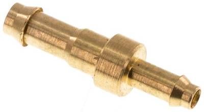 Gerader Steckanschluss 3mm-2mm innen, Messing