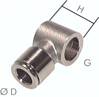 Steckanschluss, Ringstück G 1/8"-4mm, Baureihe C