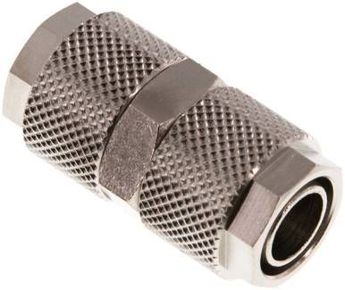 Gerade Verschraubung 12 x 10mm-12 x 10mm, Messing vernickelt