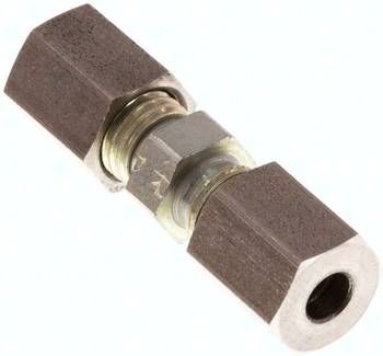 Gerade Schneidringverschrau-bung 4 LL, Stahl verzinkt