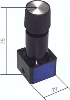 Mini-Vakuumregler, M 5, -0,35 bis 0 bar