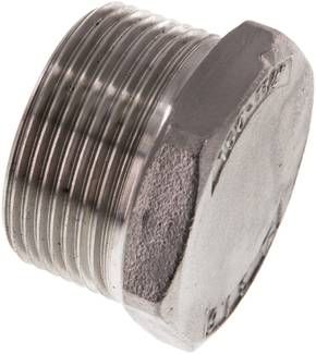 Verschlussstopfen Außenskt. NPT 1 1/4", 1.4408