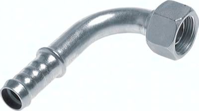 90°-Schlauchnippel M 30 x 1,5 Überwurfmutter, 21 - 22mm