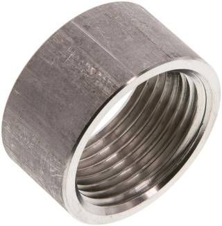 Anschweißmuffe Rp 1"-20,0mm, 1.4571 halb (DIN2986)