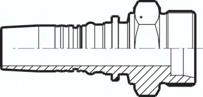 Pressanschluss CES (gerade), M 22 x 1,5 (14 S)