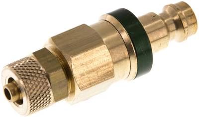 Kupplungsstecker (NW5) 6 x 4mm Schlauch, Messing