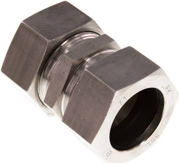 Gerade Schneidringverschrau-bung 35 L, 1.4571