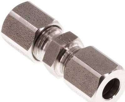 Gerade Schneidringverschrau-bung 6 LL, 1.4571