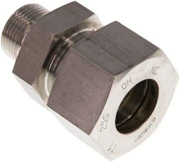 Gerade Schneidringverschr. 25 S-G 3/4", Klemmring 1.4571 (NC)