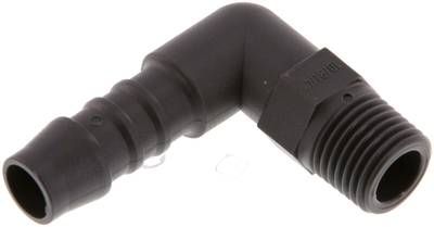 Winkel-Gewindetülle R 1/4"-10mm, PA 6