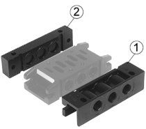 Aventics 5801850000 Endplatte links, Endplatte rechts