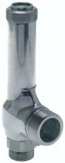 TÜV-Ecksicherheitsventil G 3/4"-G 1", 8,3 bar, 1.4401