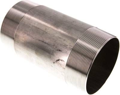 Rohrdoppelnippel R 4"-200mm, 20 bar 1.4571