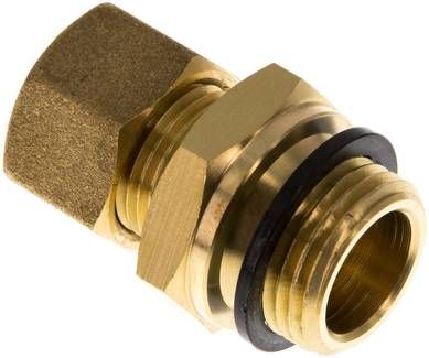 Gerade Klemmringverschraubung G 1/2"-12mm, Messing