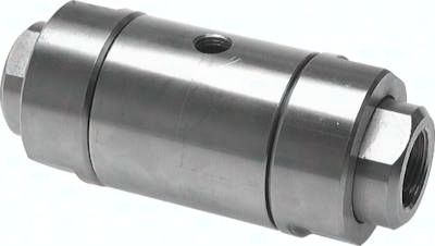 Quetschventil Ruhes.offen Edelst.11/2"IG Abriebfest