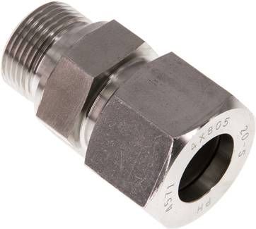 Gerade Schneidringverschr. 20 S-G 3/4", 1.4571