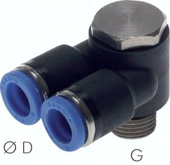 Y-Winkel-Steckanschluss M 5x4mm, IQS-Standard