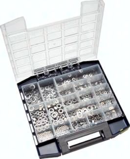 Multibox Muttern - Unterleg-scheiben-Federringe A2