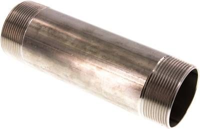 Rohrdoppelnippel R 2"-180mm, 20 bar 1.4571