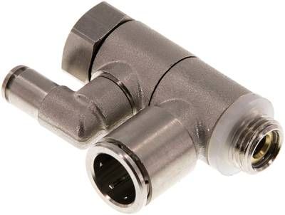 Stoppverschraubung G 1/4"-12, mit Handnotbetätigung IQS-MSV