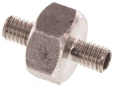 Doppelnippel M 3-M 3, 40 bar 1.4571