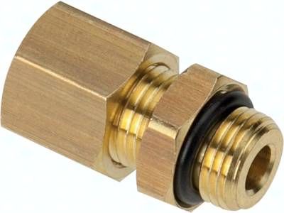 Gerade Klemmringverschraubung G 3/8"-12mm, Messing