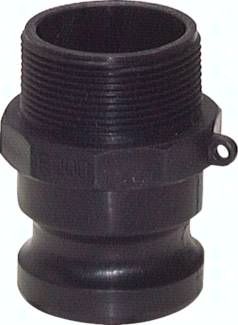 Kamlock-Stecker (F) R 3/4"(AG), PP