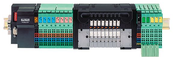 Bürkert 311461 Typ 8644 Ventilinsel 8644 18-fach 6524