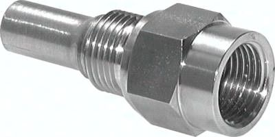 Schutzrohr f. Maschinenthermo-meter, 100mm, 35 bar 1.4571