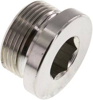 HD-Verschlussstopfen Innenskt. M 33 x 2, Stahl verzinkt