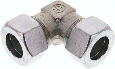 Winkel-Schneidringverschrau-bung 30 S, Stahl verzinkt