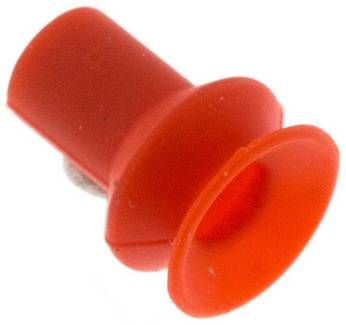 Balgsauger, 1,5-fach, P-Serie, 9x3,5mm, Silikon (rot)