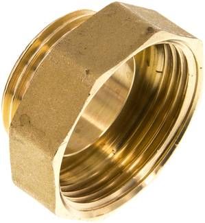 Reduziernippel G 1"(AG)-G 1 1/4"(IG), 16 bar Messing