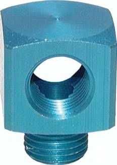 T-Stücke G 1/4"(AG)-2 x G 1/4"(IG), Aluminium