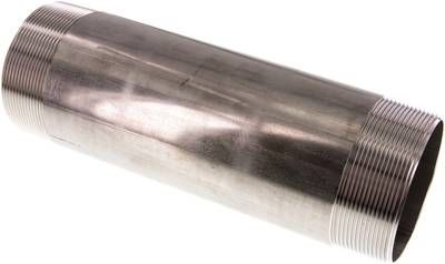 Rohrdoppelnippel R 3"-250mm, 20 bar 1.4571