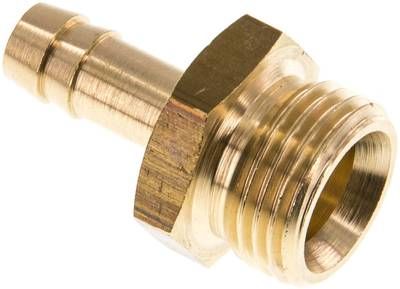 Gewindetülle G 1/2"-9mm, 16 bar Messing