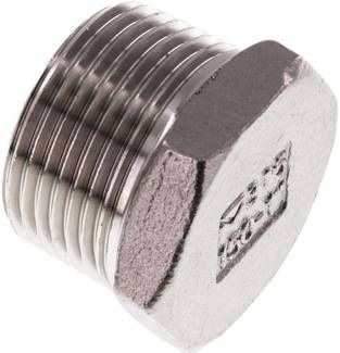 Verschlussstopfen Außenskt. NPT 1", 1.4408