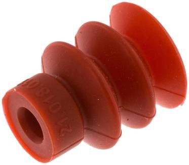 Balgsauger, 2,5-fach, 18,0x8mm, Silikon (rot)