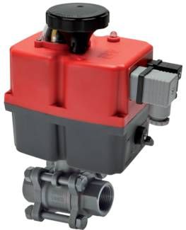 Elektr. ES-Kugelhahn, G 1 1/2", 24 - 240 V AC/DC, Anschweißenden