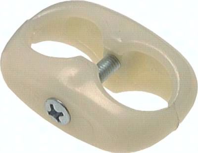 Doppelschlauchklemme für Gas-/ Sauerstoffschlauch 16mm