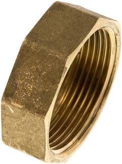 Verschlusskappe G 1 1/2", 16 bar Messing