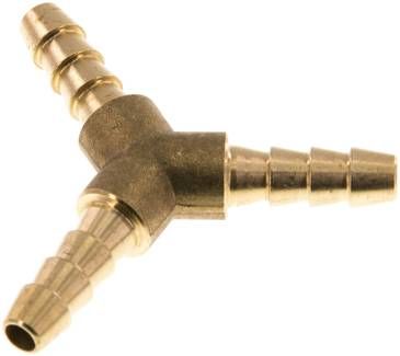 Y-Schlauchverbinder 6mm, Messing