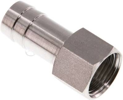 Aufschraub-Schlauchtülle G 3/8"-13mm, 40 bar 1.4571