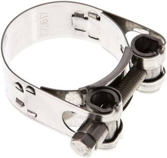 18mm Gelenkbolzenschelle, 37 - 40mm, 1.4301 (W4)